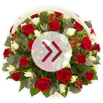 Корзины цветов
