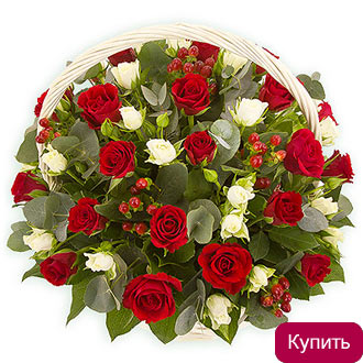 Корзина цветов в Вологде
