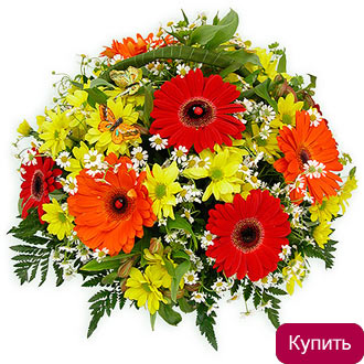 Корзина с цветами в Вологде