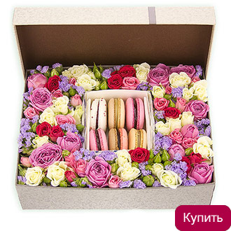 Розы в шляпной коробке Прометей